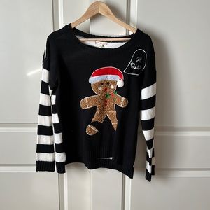 Christmas Sweater Gingerbread Man Women’s Size XL